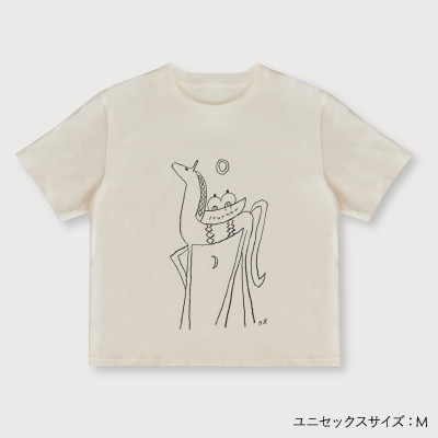 Spiber×荒井良二 ジャーニーT　「たびのうま(みるく)」Mサイズ