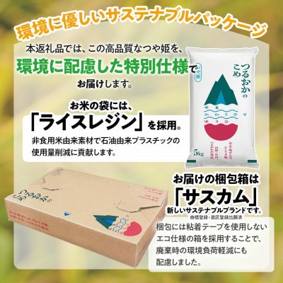山形県庄内産 令和7年産 特別栽培米 つや姫 精米 5kg
