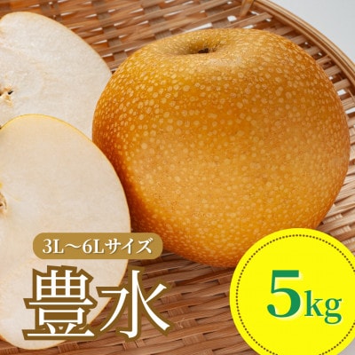 【令和8年産先行予約】 豊水　(和梨)　3L～6Lサイズ　5kg