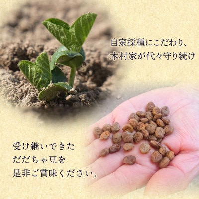 木村九八郎の朝採り!新鮮!だだちゃ豆「早生」1kg(500g×2袋) [K-821]