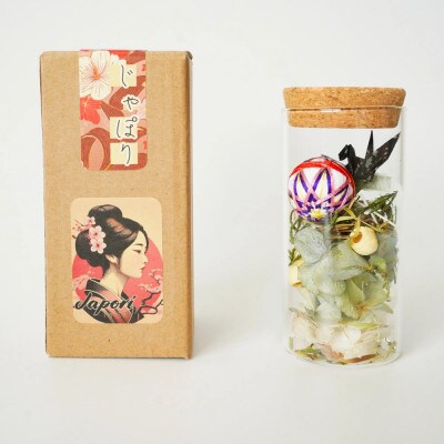 Japori ジャポリ/和の香りのポプリ(ドライフラワー)ヒノキブレンドの香 花蔵 [K-735]