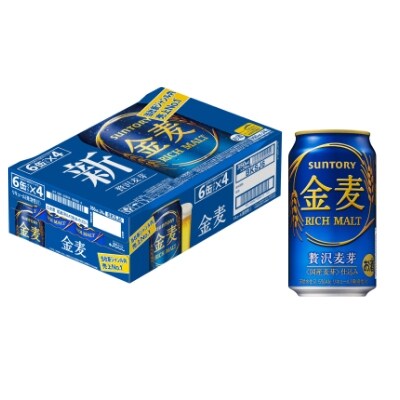2021年10月発送開始『定期便』サントリー 金麦350ml×24本全12回