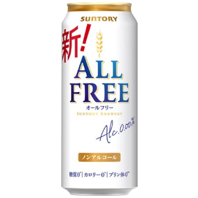 【毎月定期便】サントリー「オールフリー」500ml×24本全6回