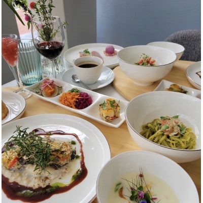【京都府大山崎町　レストラン タガミ】お食事券 2000円分×2枚 家族や友人、記念日などにおすすめ