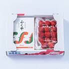 【11月下旬より順次発送】かみんくんシール付・博多名物「あまおう」&ふくや「味の明太子」大(吉富町)