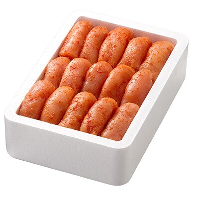 辛子明太子切れ子【無着色・二段仕込】1kg(500g×2)(吉富町)