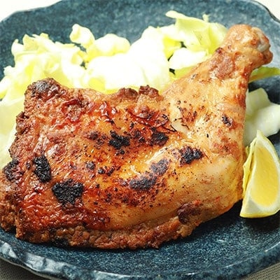 豪快!福岡県産鶏　はかた一番どり　がぶり鶏　骨付きもも肉3本(吉富町)