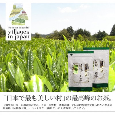 奥八女星野村 八女茶 伝統本玉露[50g]×2袋(吉富町)