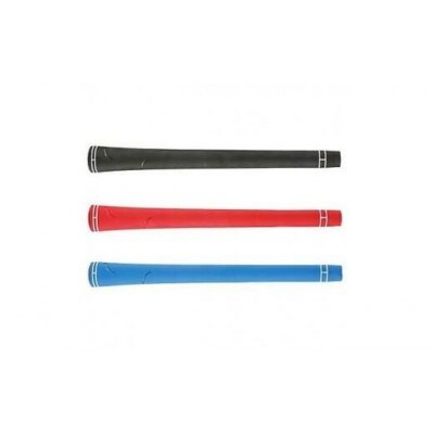 マスダゴルフのロングセラー商品『スリックフィットグリップ』2本セット(赤/バックラインあり)