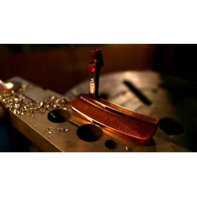 パター「STUDIO-1」銅メッキ仕上げ【カスタム:ブレードにドット】【32.0インチ】