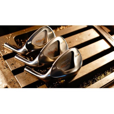 【AW 115WEDGE】「スタジオウェッジ M425/S(ストレート) 」 銅メッキ仕上げ
