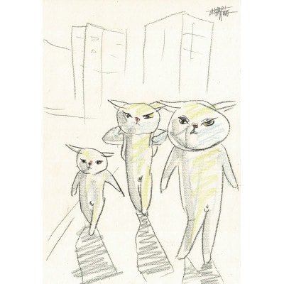 アーティスト　田島亨央己　作品名:Drawing202507-38