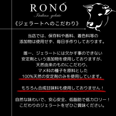 イタリアンジェラート RONO店長おまかせジェラート16個SET