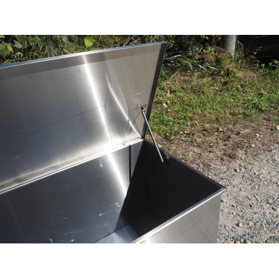ステンレス製農具・園芸用品入れ