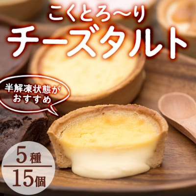 こくとろ～り チーズタルト (合計15個・5種各3個) 