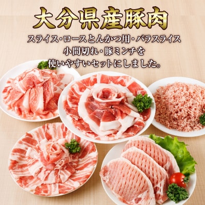 <1回配送> 豚肉 バラエティーパック (合計2kg) 