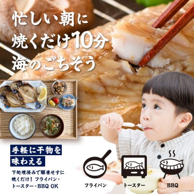 <定期便・全3回 (隔月)>訳あり 干物大満足BOX (120尾以上)