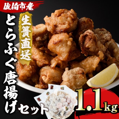 とらふぐ 唐揚げ セット (合計約1.1kg)