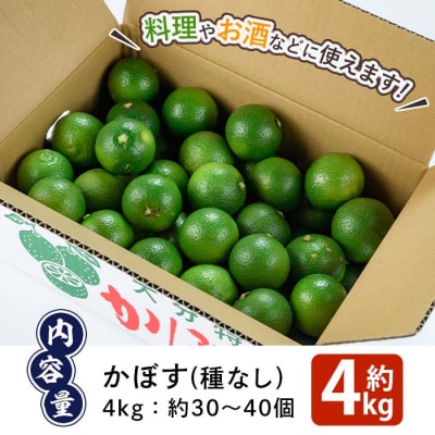 かぼす4kg(種なし)