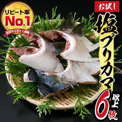 <お試し用>ひもの丸丁の塩ブリカマ(3～4枚入り)×2パック