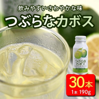 つぶらなカボス (190g×30本)