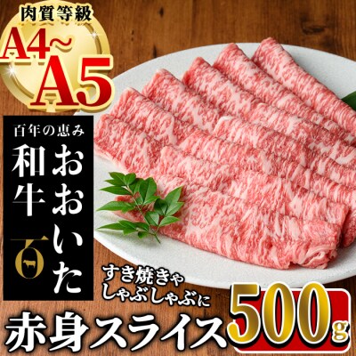 おおいた和牛 赤身 スライス (計500g) 