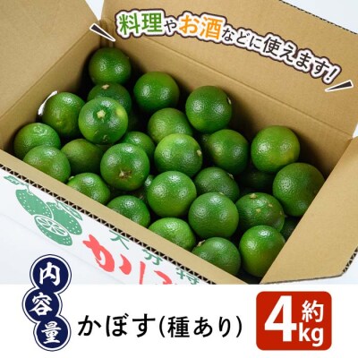 かぼす4kg(種あり)