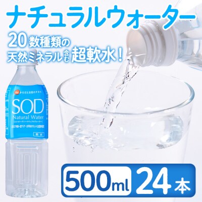 ナチュラル ウォーター SOD 500ml (計24本)