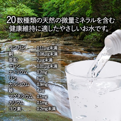 <定期便・全3回(毎月)>ナチュラル ウォーター SOD (総量72本・500ml×24本×3回)