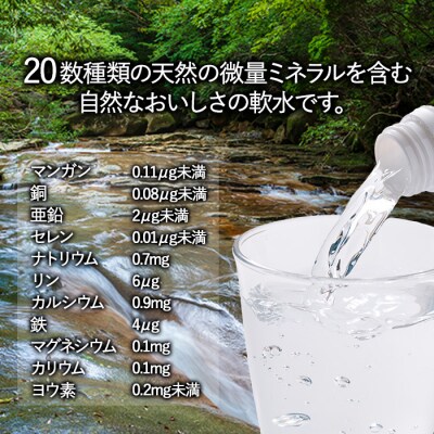 <定期便・全3回(毎月)>ナチュラル ウォーター SOD (総量72本・500ml×24本×3回)