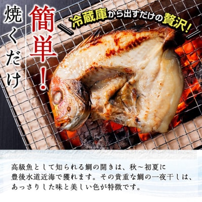 ギフト用品質!九州産 ひもの 鯛開き(1尾×5パック)