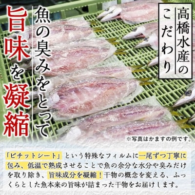 <定期便・全4回>ギフト用品質!九州産 ひもの 季節の 定期便 (総計35枚)