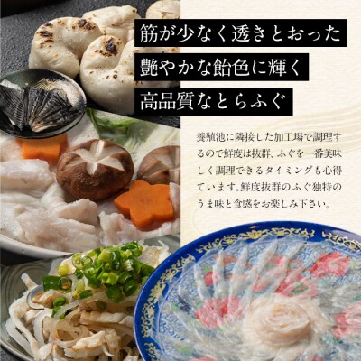 とらふぐ 刺身 セット (合計180g)