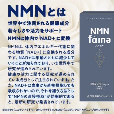 <1回配送>完全国内生産のNMNサプリメント「NMNファイナ」12箱