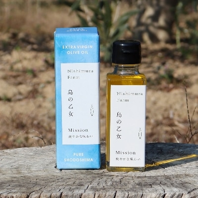 [小豆島産100%]エキストラバージンオリーブオイル　100ml　[ミッション種]　島の乙女
