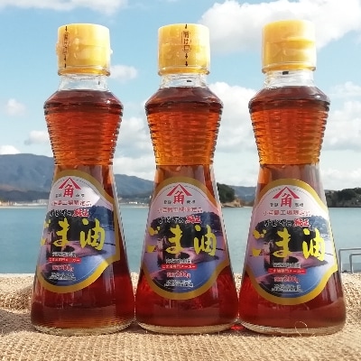 かどや製油　純正ごま油3本セット　『小豆島ラベル』　200g×3本