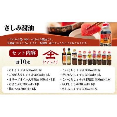 小豆島最古の醤油屋ヤマトイチ醤油のおすすめ醤油セット