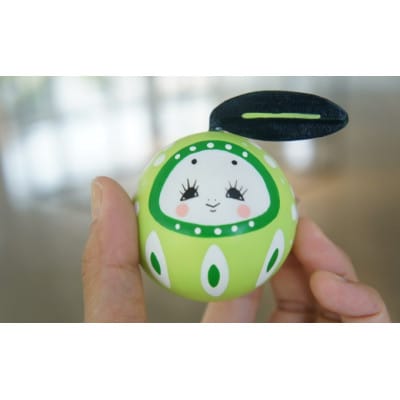 小豆島オリーブ姫だるま(緑)