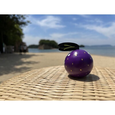小豆島オリーブ姫だるま(紫)