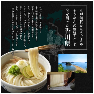 〔10袋20人前〕麺処小豆島　おか乃やの半生讃岐うどん　200g