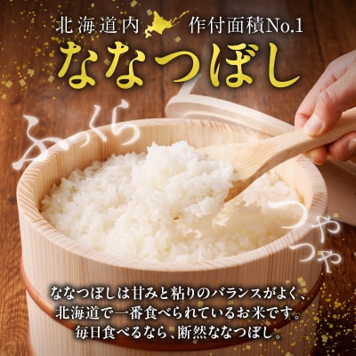 【定期便全12回】令和6年産 うりゅう米 ななつぼし 玄米 5kg(5kg×1袋)毎月1回お届け
