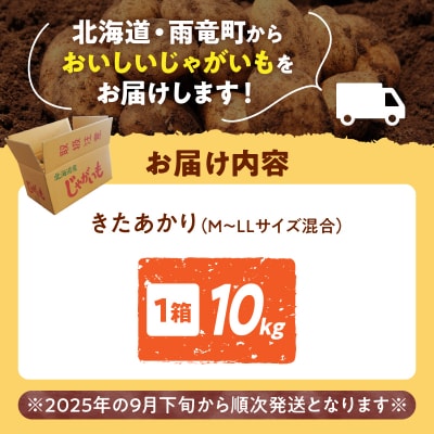 【先行受付】2026年発送 北海道産 じゃがいも「きたあかり 10kg」