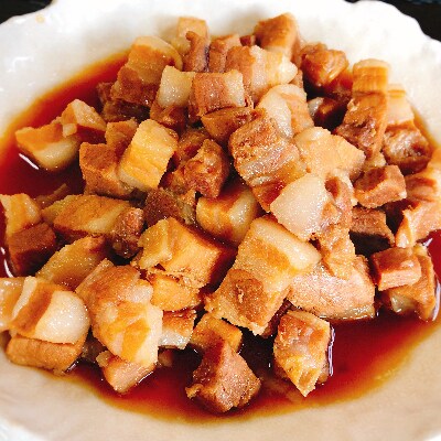 八十八家本店特製 こだわりの鉄板焼き餃子と豚の角煮