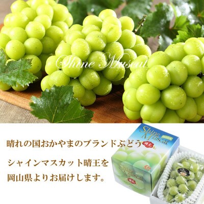 岡山県産　シャインマスカット　晴王　800g×1房