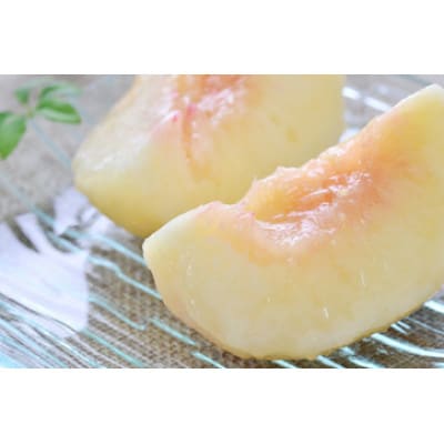 岡山県産　白桃　6個入り(1.2kg～2.0kg前後)