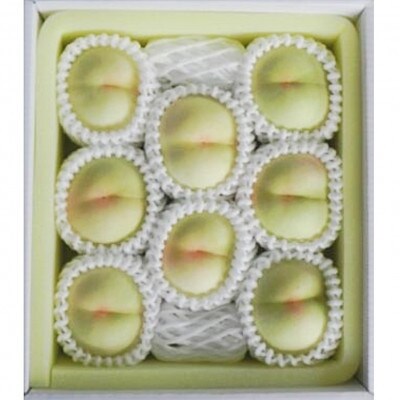 【2026年発送】岡山県産 岡山清水白桃 8玉(1玉200g以上)化粧箱入り