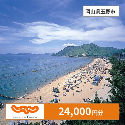【じゃらんふるさと納税クーポン】 岡山県玉野市でつかえる24,000円 クーポン