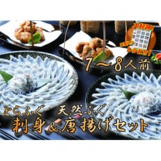 ふぐ刺し・唐揚7-8人前 宴会セット | ふるさと納税のお礼品