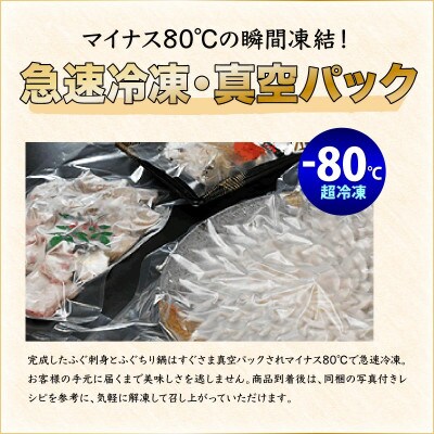 天然ふぐ唐揚付き　とらふぐ鍋・刺身セット5-6人前/冷凍