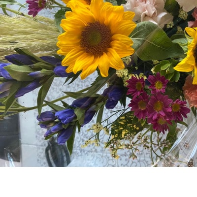 長門産 季節のお花のお届け便(アレンジメント)(1016)